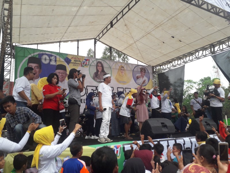 Ribuan Pendukung Jokowi di Subang Siap Menangkan Pilres  di Kabupaten Subang Sekitar 70 Persen