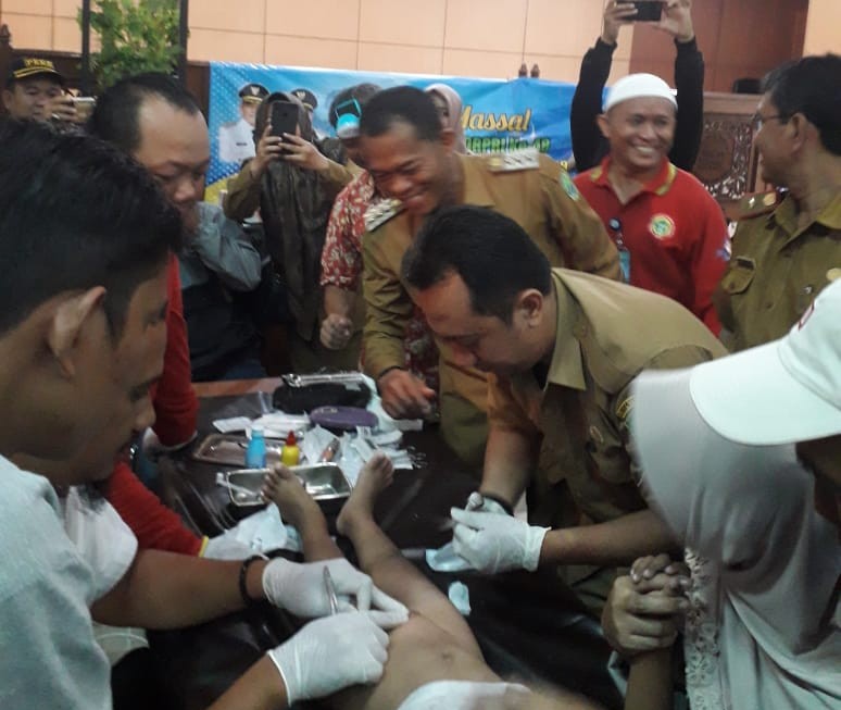 100 Anak di Sunat Dalam HUT Korpri ke 48