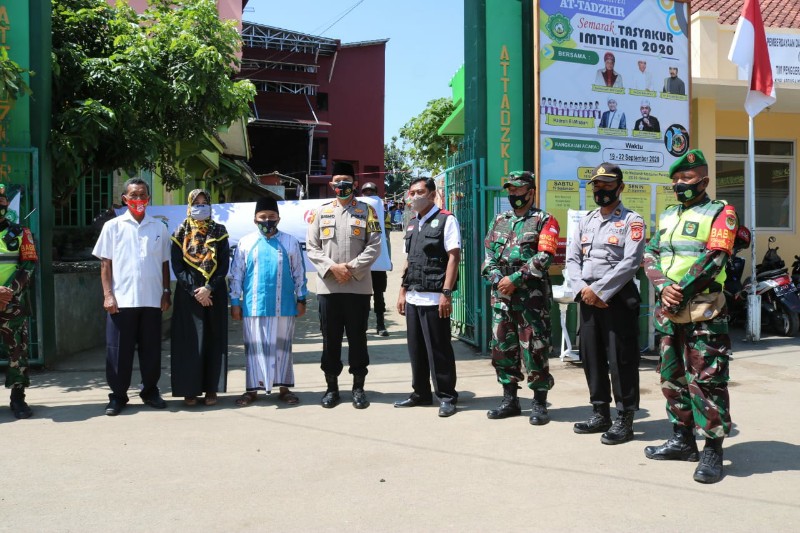 Kapolres Majalengka Pimpin Ops Yustisi Dan Secara Blusukan Ke Dalam Pasar Cigasong