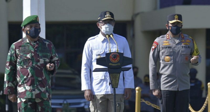 Pemprov Jabar, TNI dan Polri Gelar Apel Sinergitas Amankan Pilkada Serentak